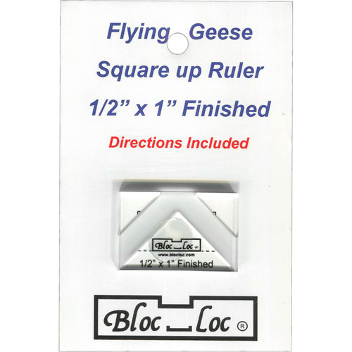 RULER FLYING GEESE .5 x 1 FG 1/2" x 1" (1"x 1 1/2")