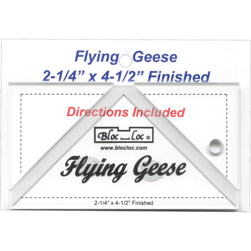 RULER FLYING GEESE 2.25 x 4.5 FG 2 1/4"x4 1/2"(2 3/4"x5")