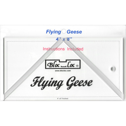 RULER FLYING GEESE 4 x 8 FG 4" x 8" (4 1/2" x 8 1/2")
