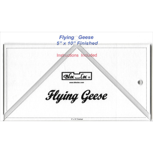 RULER FLYING GEESE 5 x 10 FG 5"x 10"(5 1/2"x 10 1/2")