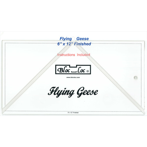 RULER FLYING GEESE 6 x12 FG 6"x 12" (6 1/2"x 12 1/2")