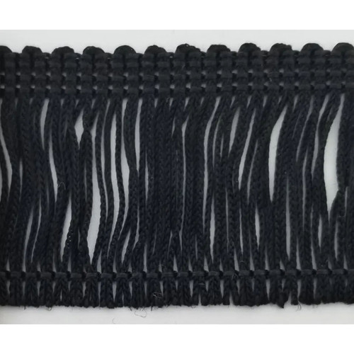FRINGE RAYON 2" 36 YDS BLACK