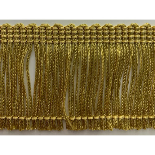 FRINGE RAYON 4" 36 YDS ANT GOLD