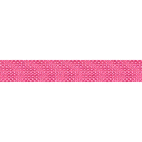 WEBBING POLY 1" 25 YDS DK PINK