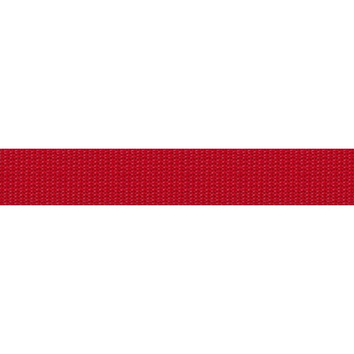 WEBBING POLY 1" 25 YDS RED