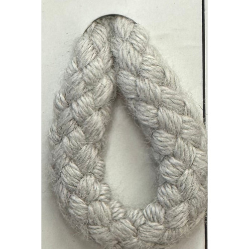 DRAWSTR CORD COTTON .25" 36YDS GREY