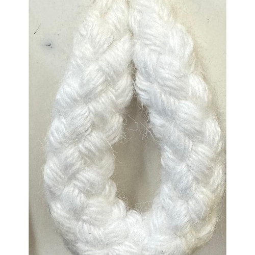 DRAWSTR CORD COTTON .25" 36YDS WHITE