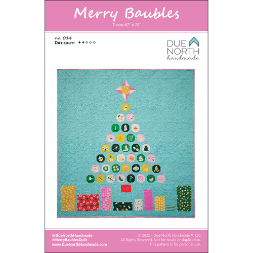 PATTERN MERRY BAUBLES