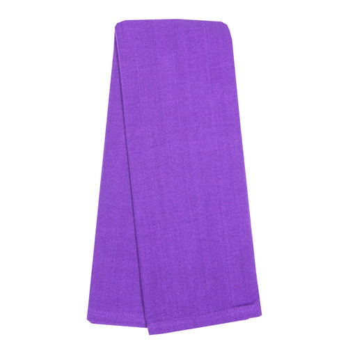 TEA TOWEL SOLID CLGE PURP PK OF 6 EA