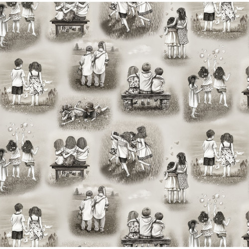 FRIENDS FOREVER 4336 BLACK/WHITE