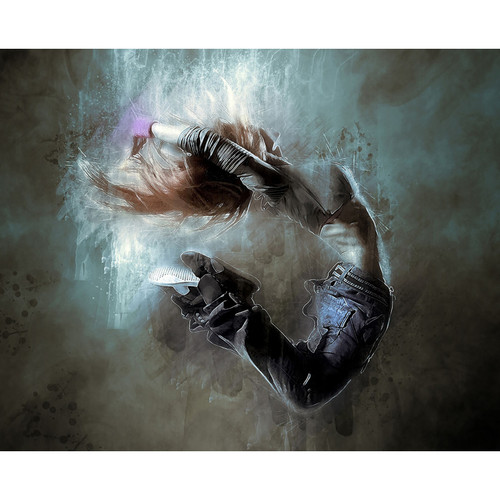 DANCER SIDE VIEW PNL 20.5"x17"