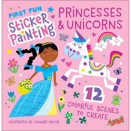 STICKER BOOK FIRST FUN PRINCESSES & UNICORNS