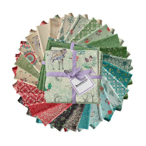 FAT QTR BUNDLE WINTER HAVEN (25)