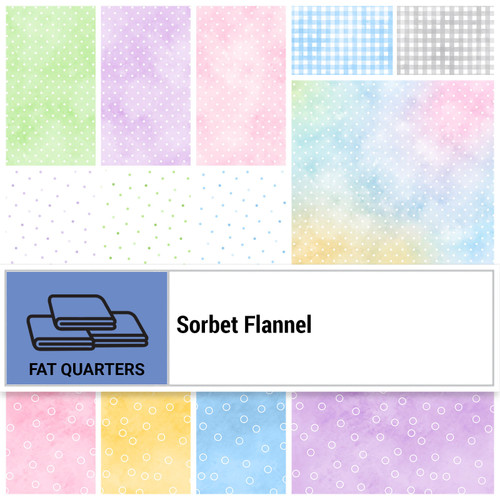 FAT QTR SORBET FLANNEL (26)
