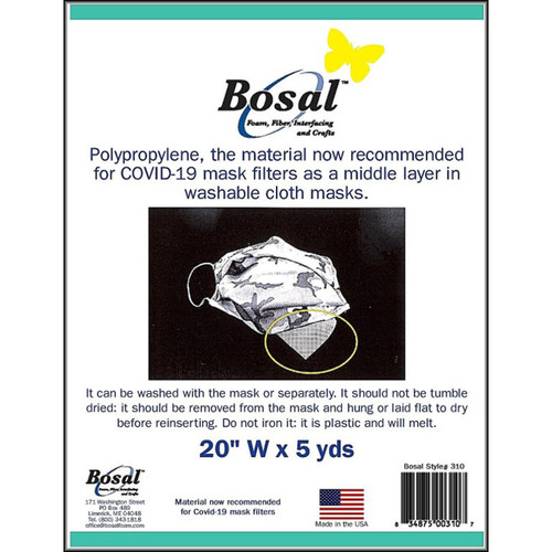 POLYPROPYLENE LINING 20" (5 YD BOLT)