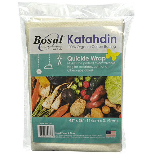 KATAHDIN 100% ORGANIC COTTON 45" x 36" QUICKIE WRAP