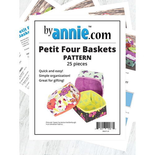 PATTERN PETIT FOUR BASKETS 25ct