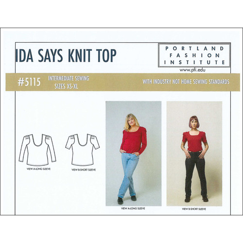 PATTERN IDA SAYS KNIT TOP