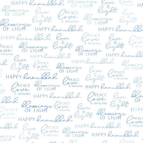 HANUKKAH LIGHTS HANU 6239 WB