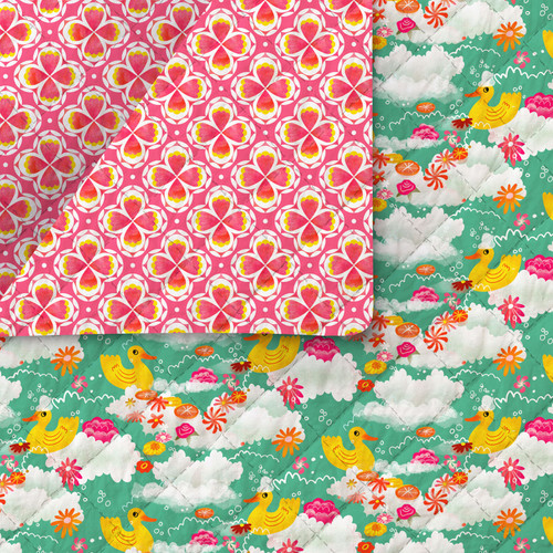 BUBBLE BATH 220 25875 QUILTED PRINT MIN QTY: 30 YD