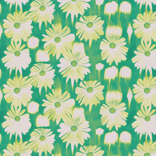 ABSTRACT FLORALS 350 26102 ORG DBL GAUZE 50"