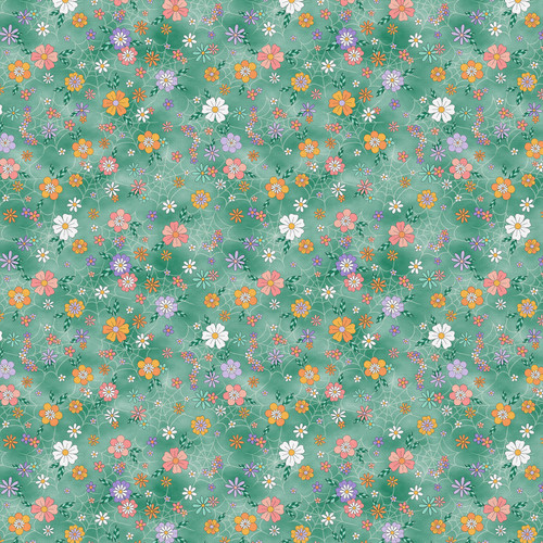 GROOVY HALLOWEEN 350 26211 ORG DBL GAUZE 50"