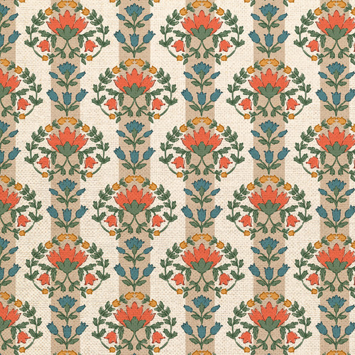 BLOCKPRINT CHIC 360 25922 ORG COT CANVAS 58"