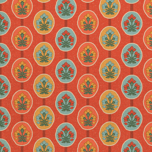 BLOCKPRINT CHIC 360 25926 ORG COT CANVAS 58"