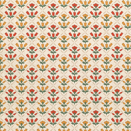 BLOCKPRINT CHIC 360 25928 ORG COT CANVAS 58"