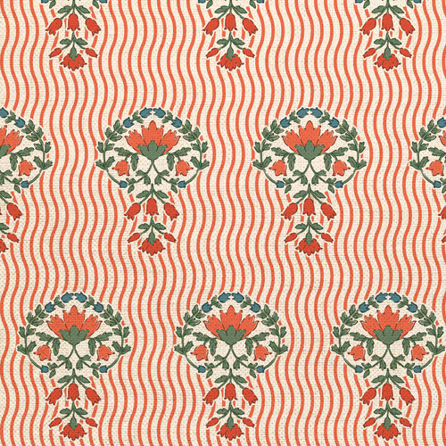 BLOCKPRINT CHIC 360 25936 ORG COT CANVAS 58"