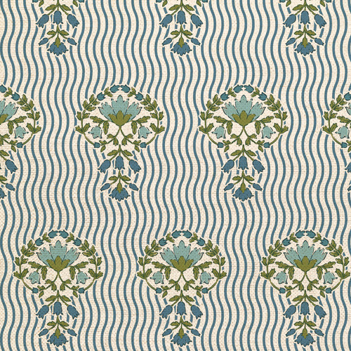 BLOCKPRINT CHIC 360 25937 ORG COT CANVAS 58"