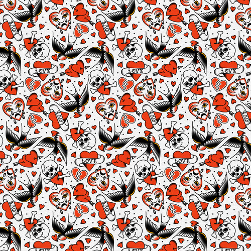 TIMELESS TATTOOS 390 25899 RAYON 55"