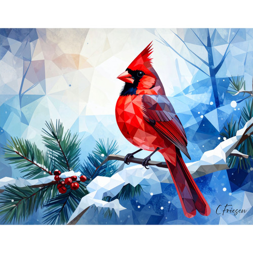 NOTE CARD QUIET CRIMSON PK OF 6 EA