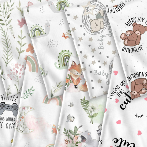 NURSERY FLANNEL D R CASE ASST 8 PCS (6 YDS EA)