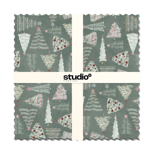 SQUARES 10" JUST A DUSTING (42) PK OF 6 EA