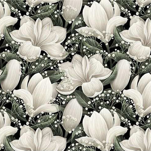 CUDDLE CLOUD MAGNOLIAS NATURAL 60"