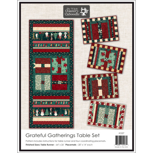 PATTERN GRATEFUL GATHER TABLE
