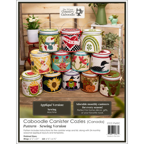 PATTERN SEWING CAN COZIES CA