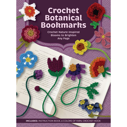 KIT CROCHET BOTANICAL BOOKMARKS