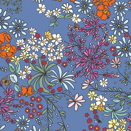 LAMIN COTTON 1yd BUTTERFLY GARDEN (FOOD SAFE) PK OF 12 EA