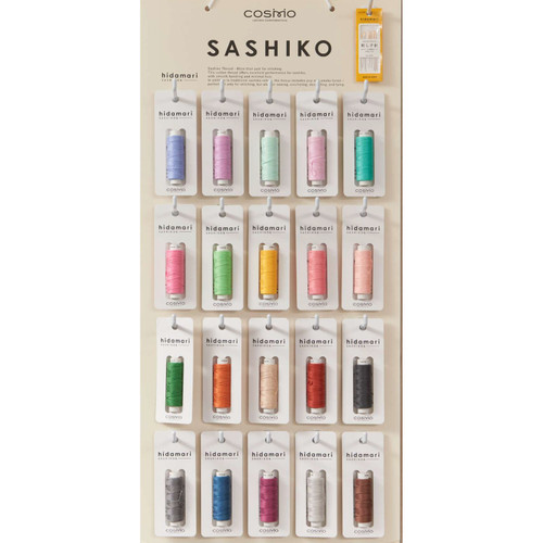 THREAD HIDAMARI SOL 21-40 ASST 40ct WITH DISPLAY