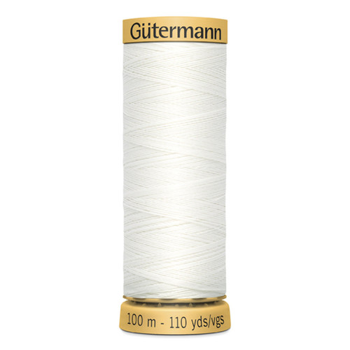 Natural Cotton Solid; 50 wt - 110 yds - GUT