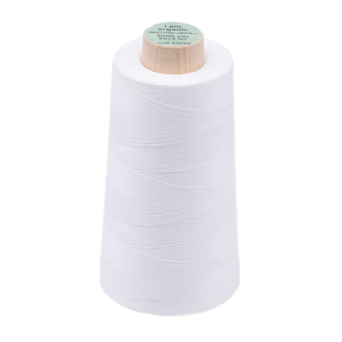 Organic Pima Cotton Solid; 50 wt - 5000 yds - SCF