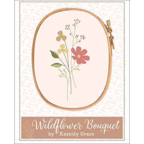 PATTERN EMBROID WILDFLOWER BOUQUET