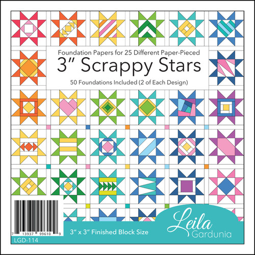 FOUNDATION PAPER 3" SCRAPPY STARS