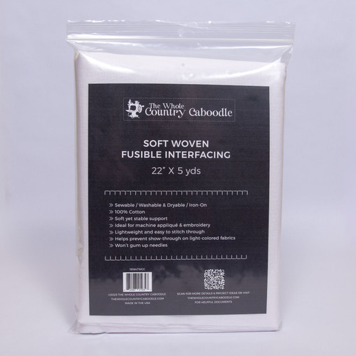 FUSIBLE SOFT WOVEN 22" x 5yds