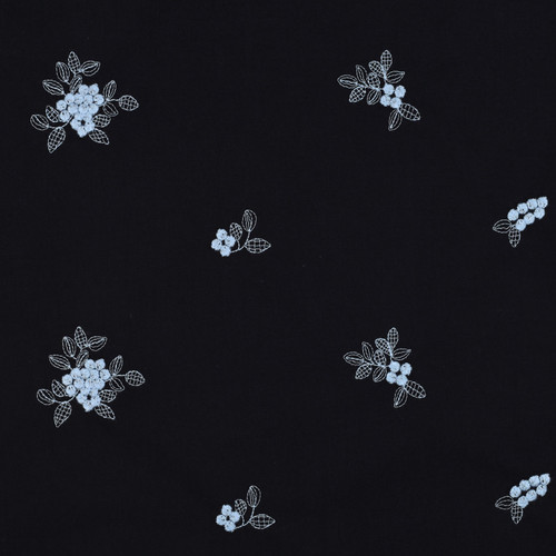 COTTON VOILE EMB PRT 08071 001 COT 53"