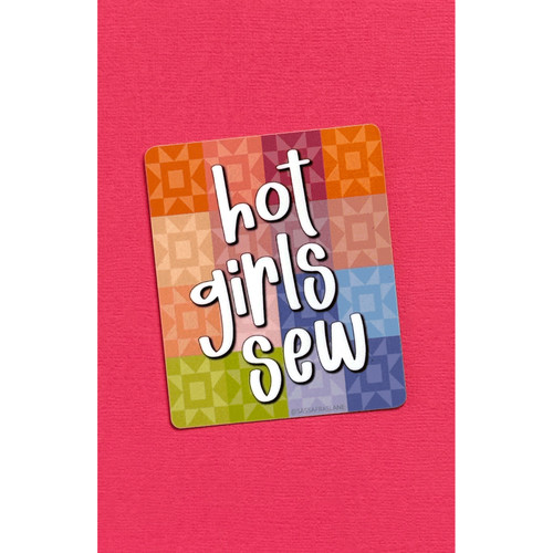STICKER HOT GIRLS SEW PK OF 6 EA