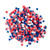 EMBELLISHMENTS OLD GLORY SPRINKLETZ  PK OF 3 EA