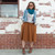 PATTERN GYPSUM SKIRT